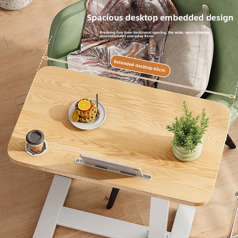 Adjustable Mobile Laptop Bed Table Foldable Study Desk for Sofa Living Room Bedside