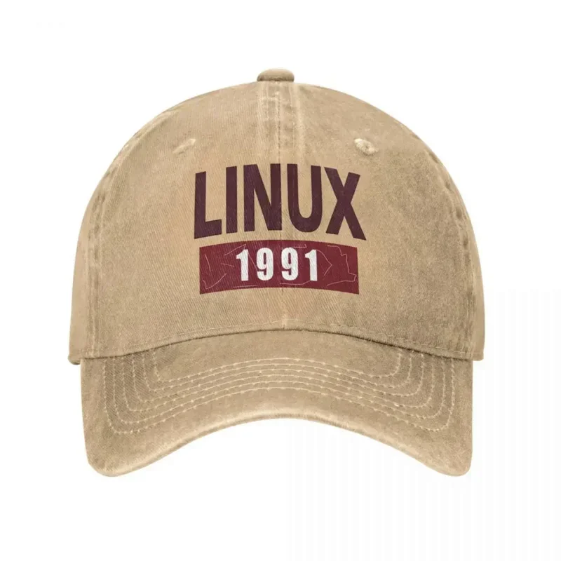 Y2K Linux Code Python Baseball Hats 1991 Dad Hat For Man Hip Hop Caps Sun Shade