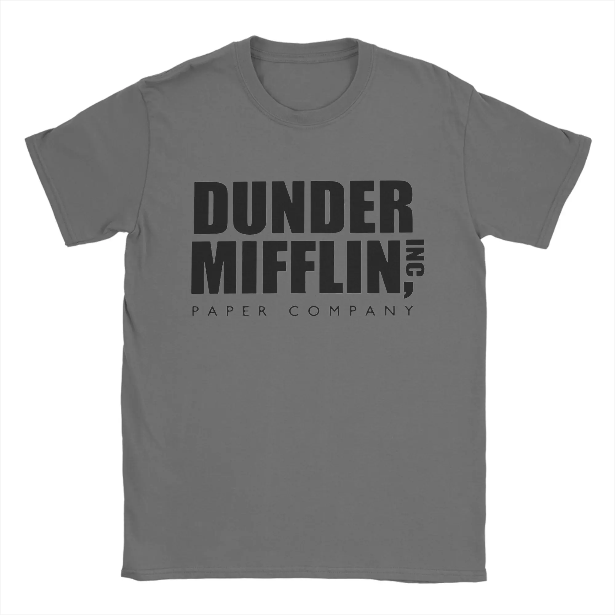 The Office Dunder Mifflin TV Show T Shirt Pure Cotton Leisure T-Shirts Round Neck  Tees Short Sleeve Clothes Gift Idea