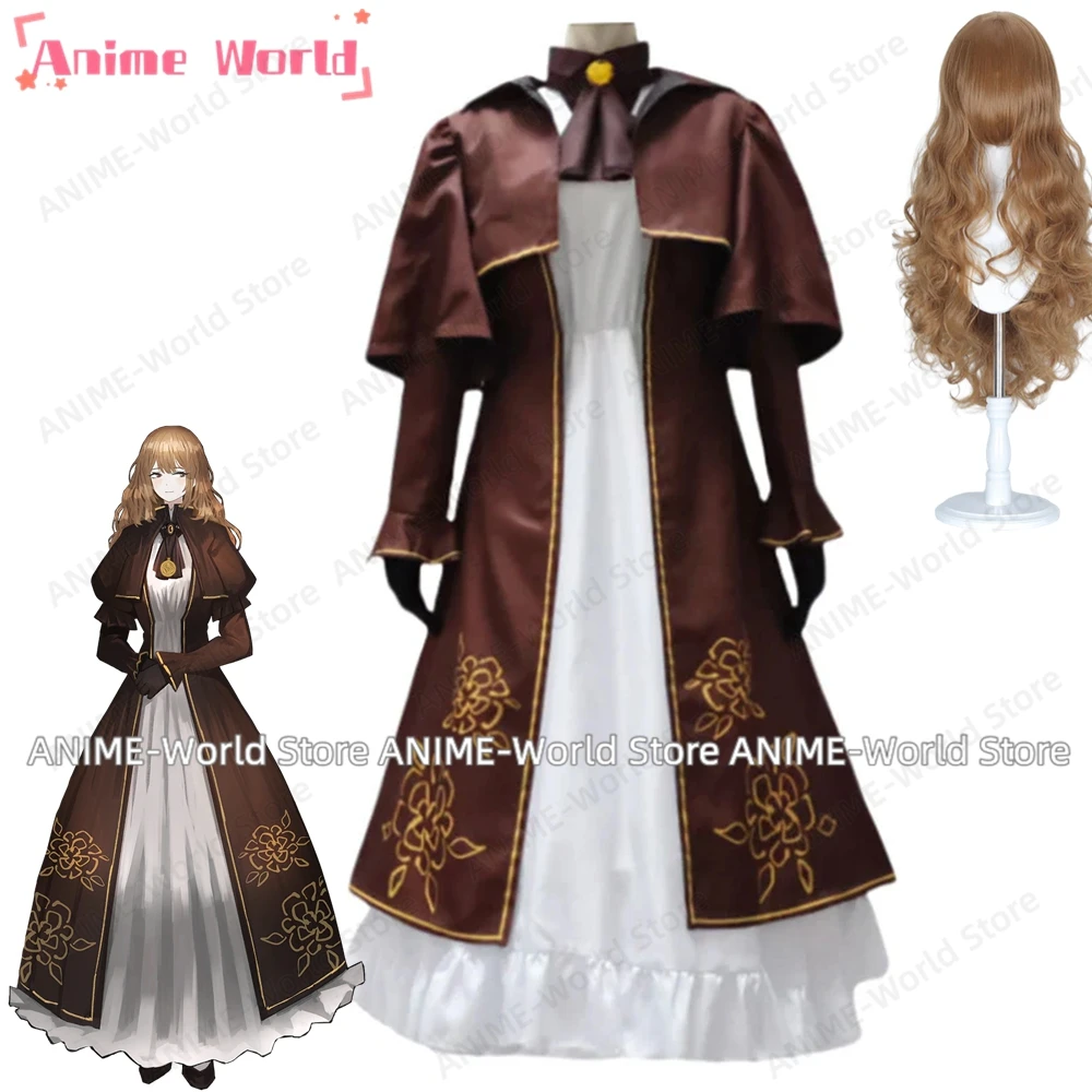 《Custom Size》Anime Limbus Company Catherine Cosplay Costume Uniform Clothing Halloween Carnival Part Wig