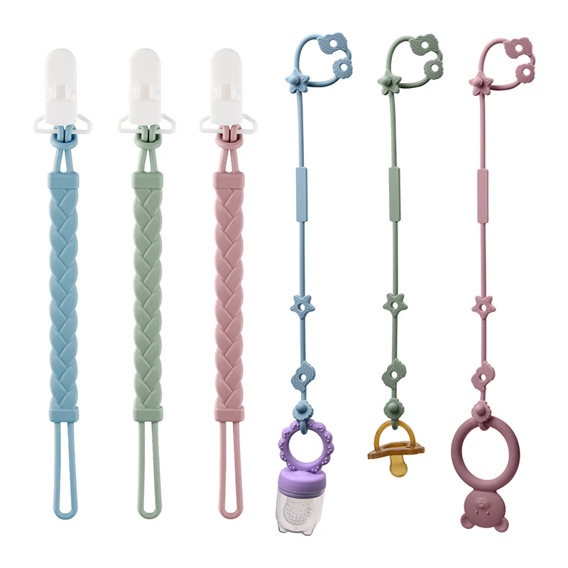 6-piece-2-in-1-pacifier-and-toy-clip-set-extra-long-clip-for-stroller-car-seat-toys-short-clip-for-pacifiers-and-teething-toy