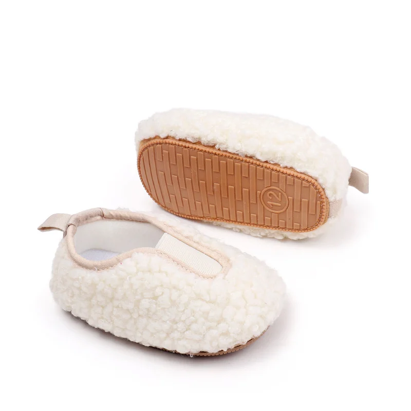 여아용 따뜻한 TPR 밑창 미끄럼 방지 캐주얼 신발, 편안한 하이 퀄리티 보호 프리워커 신발, BMB4004, 용수철 및 가을