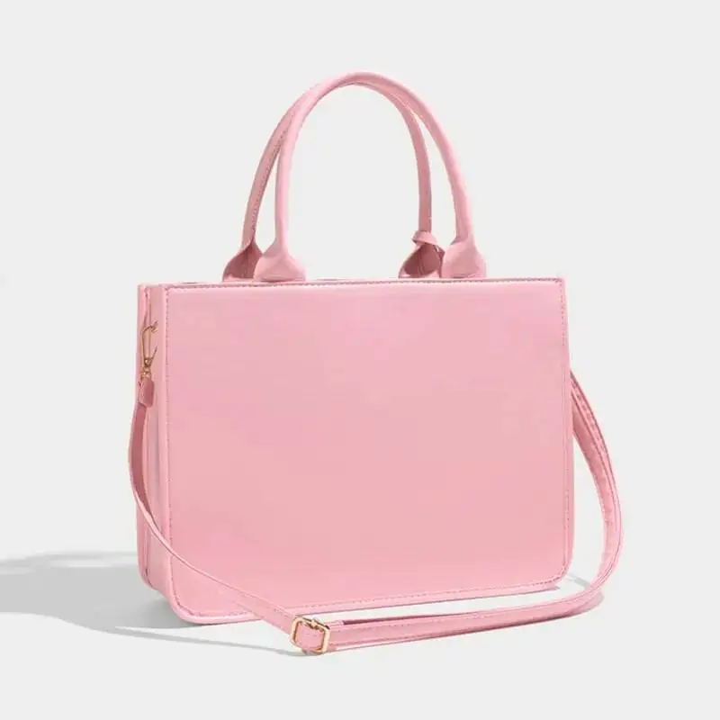 Bloom Japanese Pink Ita Women Lolita Transparent Bow Large Capacity Handbag Ladies Sweet Kawaii Tote Bag Crossbody Bags