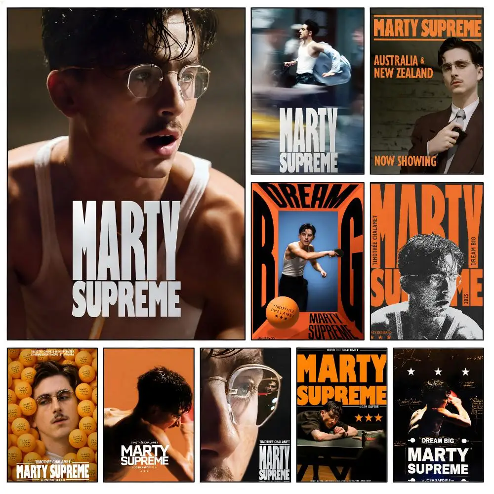 Marty Supreme Poster Waterproof HD Modern Peel And Stick Wall Decor Living Room Dorm Garage