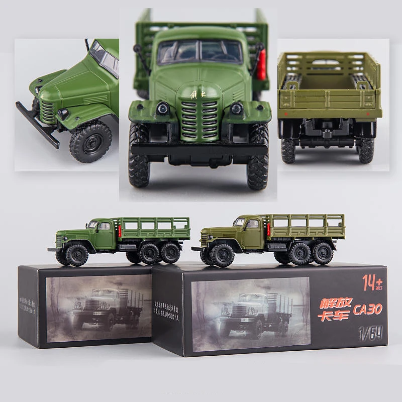 1/64 CA30 Alloy Tactical Truck Armored Car Diecast Military Personnel Carrier Transport Vehicles Model Miniature Scale Kids Gift