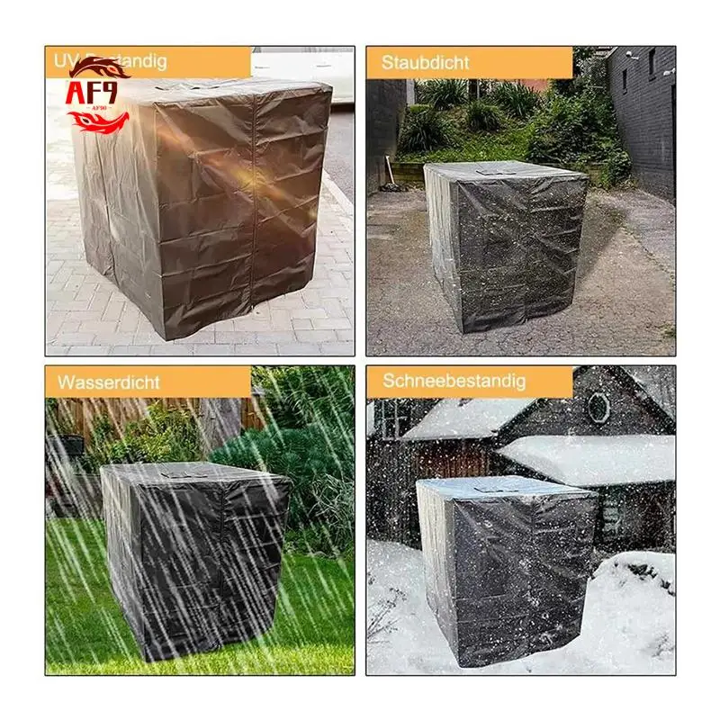 AF90-1000L Waterproof Dustproof Tank Cover Rainwater Tank Oxford Cloth UV Protection Cover Garden Water Tank Cover
