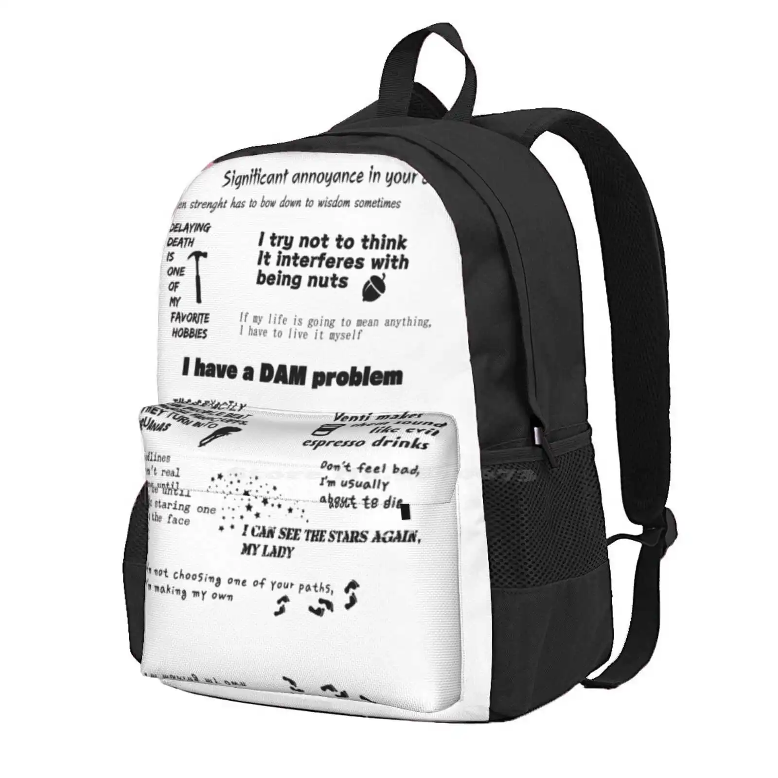 Heroes Of Olympus Quotes Hot Sale Schoolbag Backpack Fashion Bags Percy Jackson Heroes Of Olympus Quotes Funny Riordan