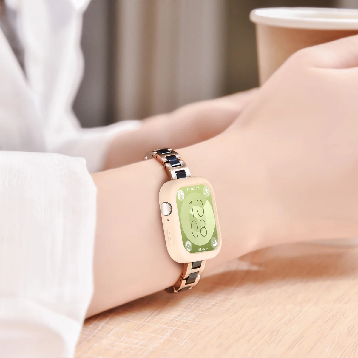 حافظة من السيليكون لساعة Huawei Watch Fit 3 حزام ساعة ذكية من مادة TPU غطاء ممتص للصدمات ناعم Fit3 محول ملحقات شل