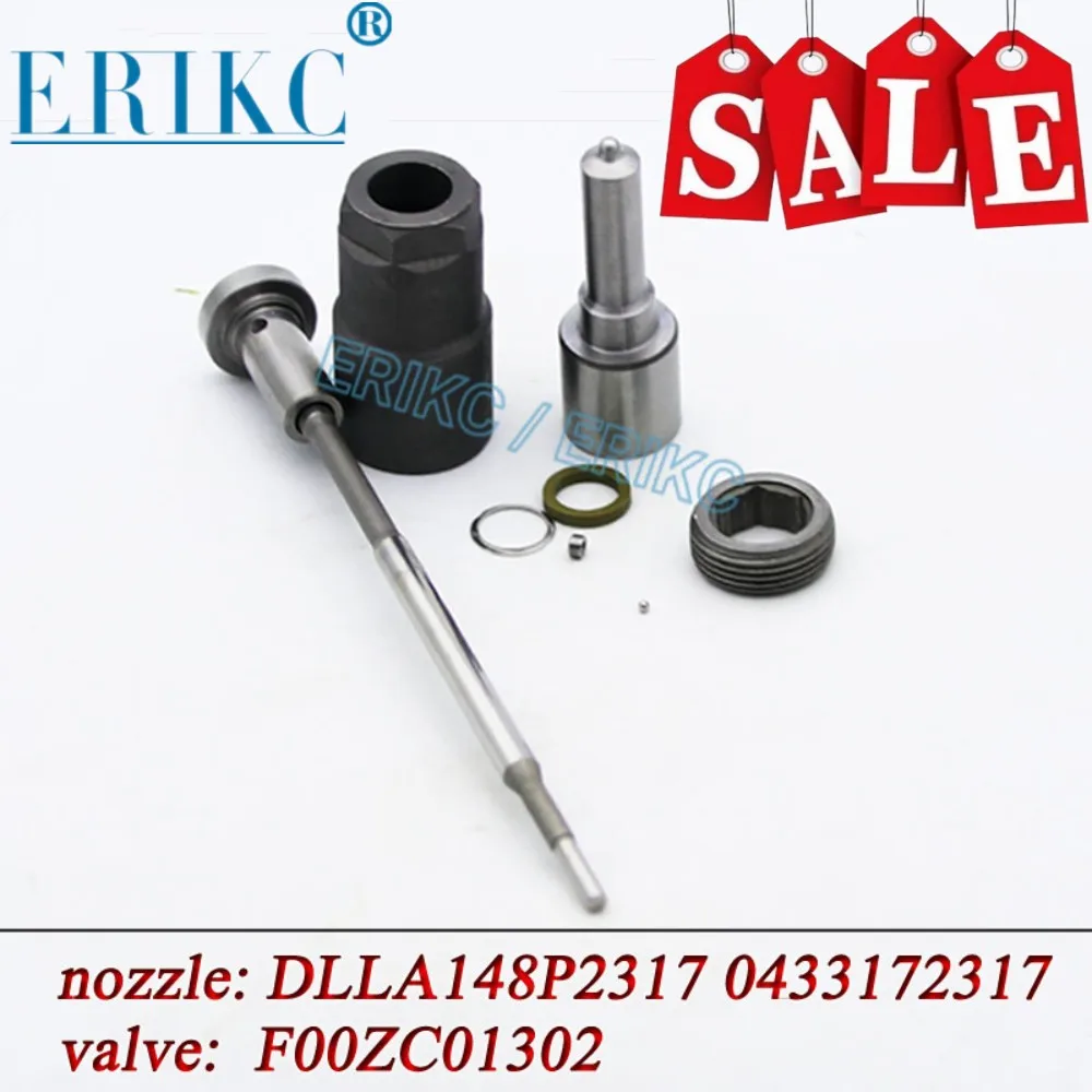 0445110498 Overhaul Kit Fuel Injector DLLA148P2317 0433172317 Nozzle F00ZC01302 Control Valve for Bosch 0 445 110 498