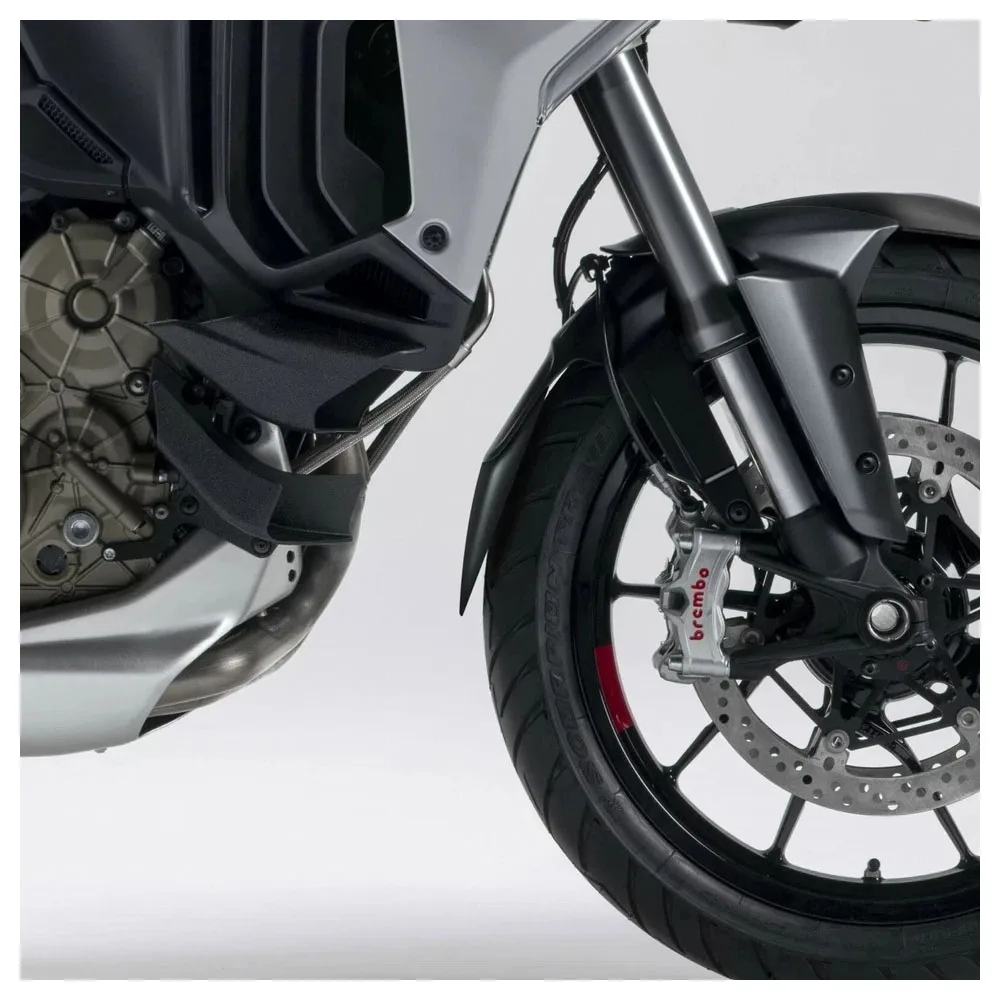 مناسبة ل Ducati Multistrada V2/V2S 2025 الجبهة الحاجز تمديد واقي من الطين حامي دراجة نارية الملحقات جديد أسود