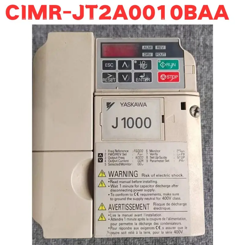 

Second-hand CIMR-JT2A0010BAA CIMR JT2A0010BAA Inverter Tested OK