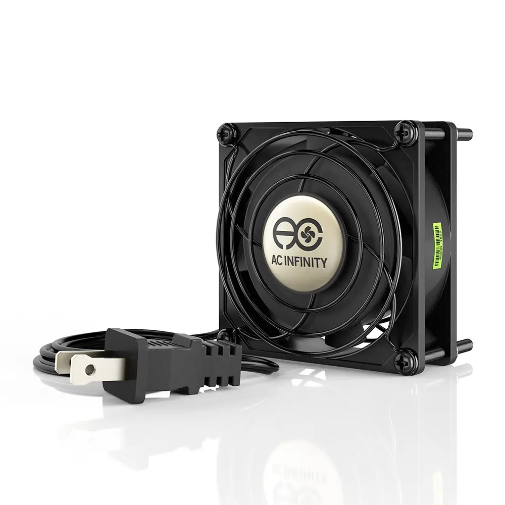 

Muffin Fan, 120V AC 80mm X 25mm High Speed, UL-Certified for DIY Cooling Ventilation Exhaust Projects