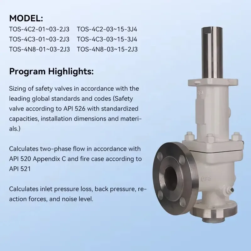 2026 API 526 1E2 WCB Safety Relief Valve 150LB/300PSIG - Industrial Pressure Relief for Oil, , Steam Systems