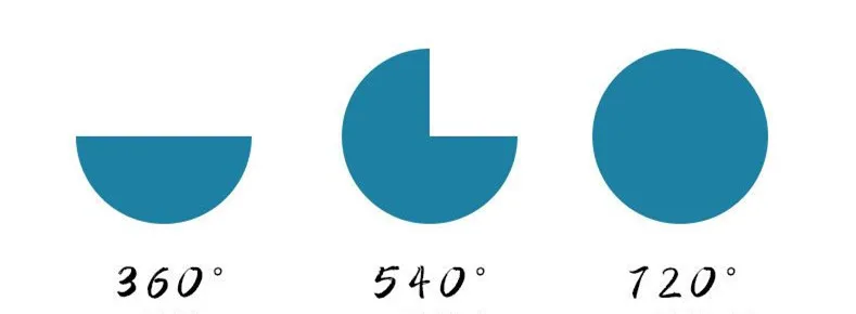 360/540/720 Grad Chiffonrock Ballett Bauchtanz Damen Zigeuner Lange Röcke Tänzerin Übungskleidung Verschiedene Tanzröcke 2024 Neu – Detail 1