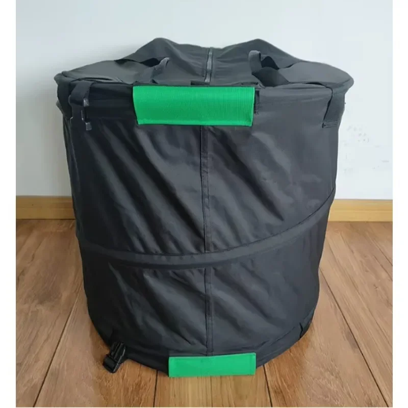 2026-hot-selling-simple-oxford-collapsible-dry-grass-trimming-bag-strong-structure-for-garden-cleaning-and-yard-maintenance