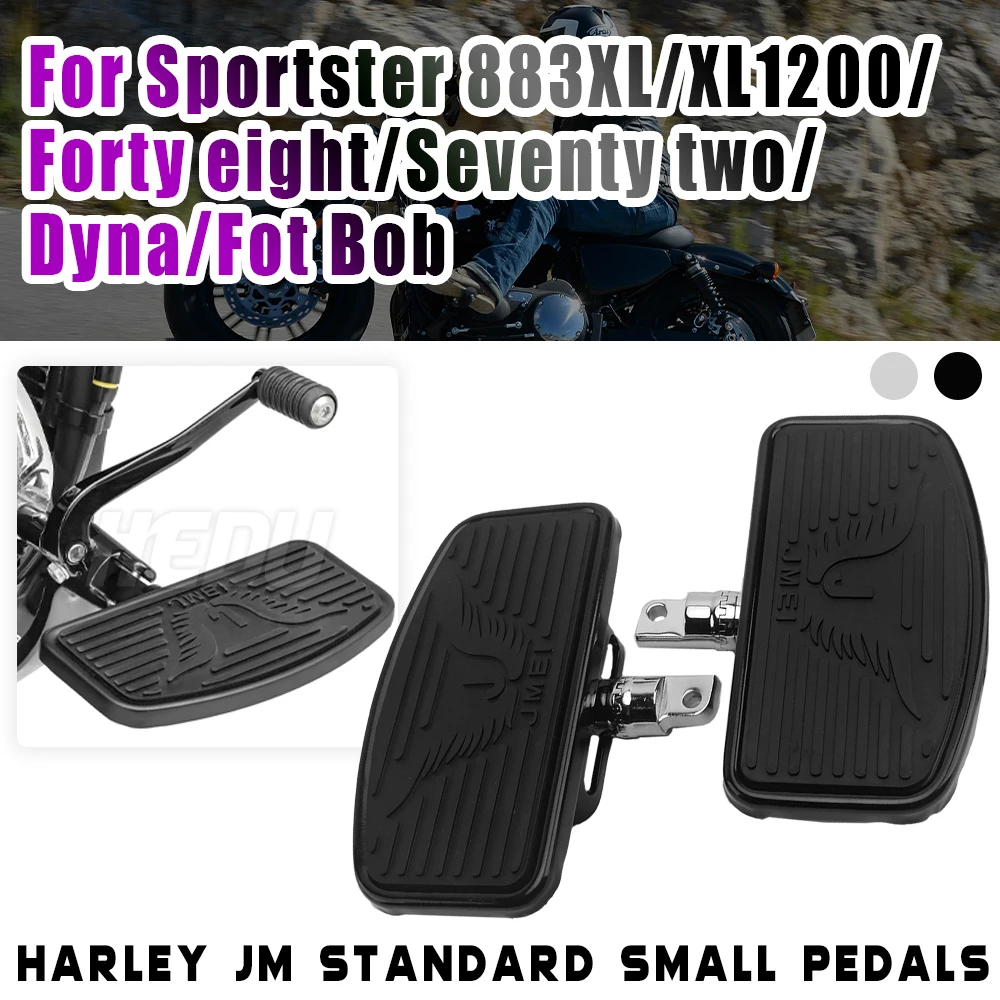 

Для мотоциклов Harley-Davidson Sportster 883 XL 1200 48 72: 1 пара задних подножек для пассажира и передних подножек для водителя (платформы для ног)