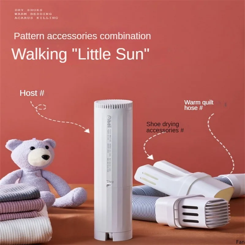 Clothes Dryer Portable Timer Sterilization Travel Folding Dryer Dormitory Clothes Warmer 220V Household Small Shoe Dryer