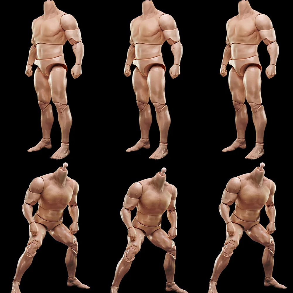 Atm01 1/6 Men Soldier Body Military Fighting Wrestling Strong Body Flexible Model 12 Inches Diy Action Figure Body Toys