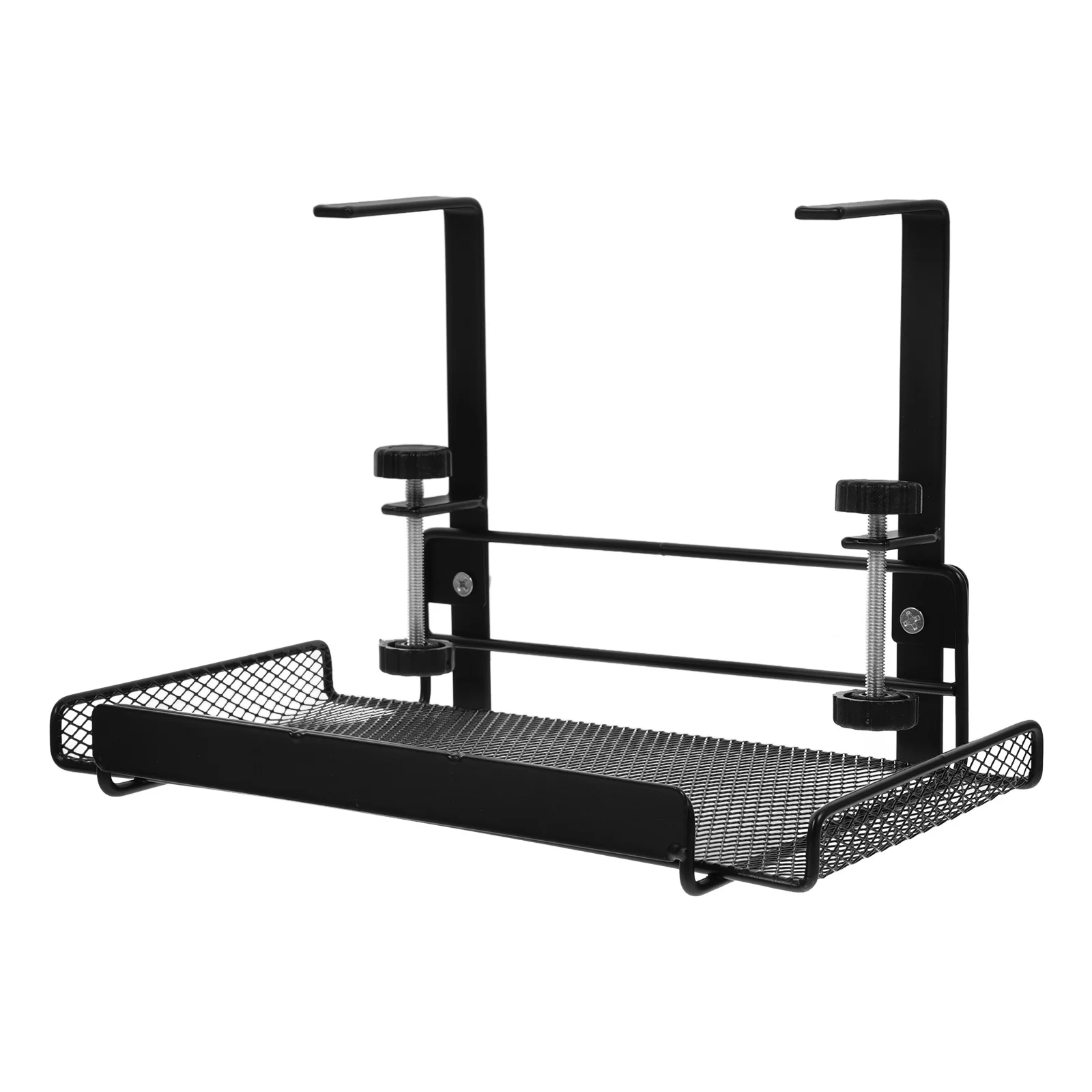 

Under Desk Drawer Storage Tray Carbon Steel Clamp Adjustable Office Cable Management Tray Wire Organizer Desk Shelf Cord