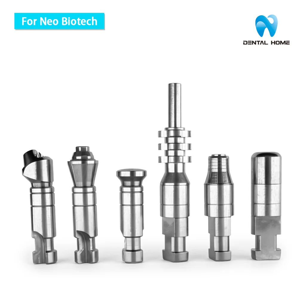 For NeoBiotech Healing Abutment Transfer Angled Multi Unit Straight Abutment Pick up ImpressionCoping Fixture Lab Analog Tempora