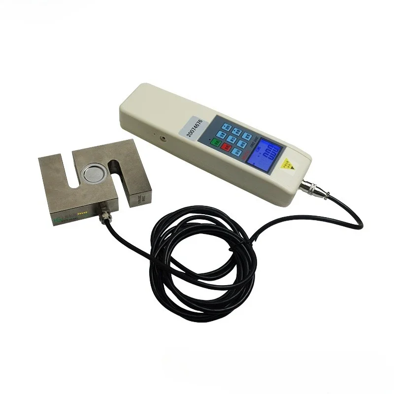 

10T car traction tester, connected S-type tension meter, digital tension meter with curve output