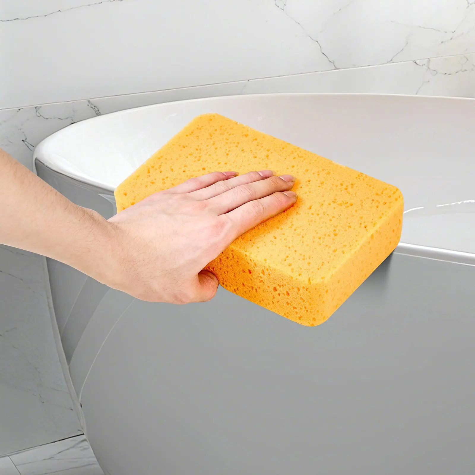 

Набор из 6 губок для мытья посуды, не царапающих поверхности, для дома, ванной и других нужд, большая бытовая губка для уборки без следов царапин