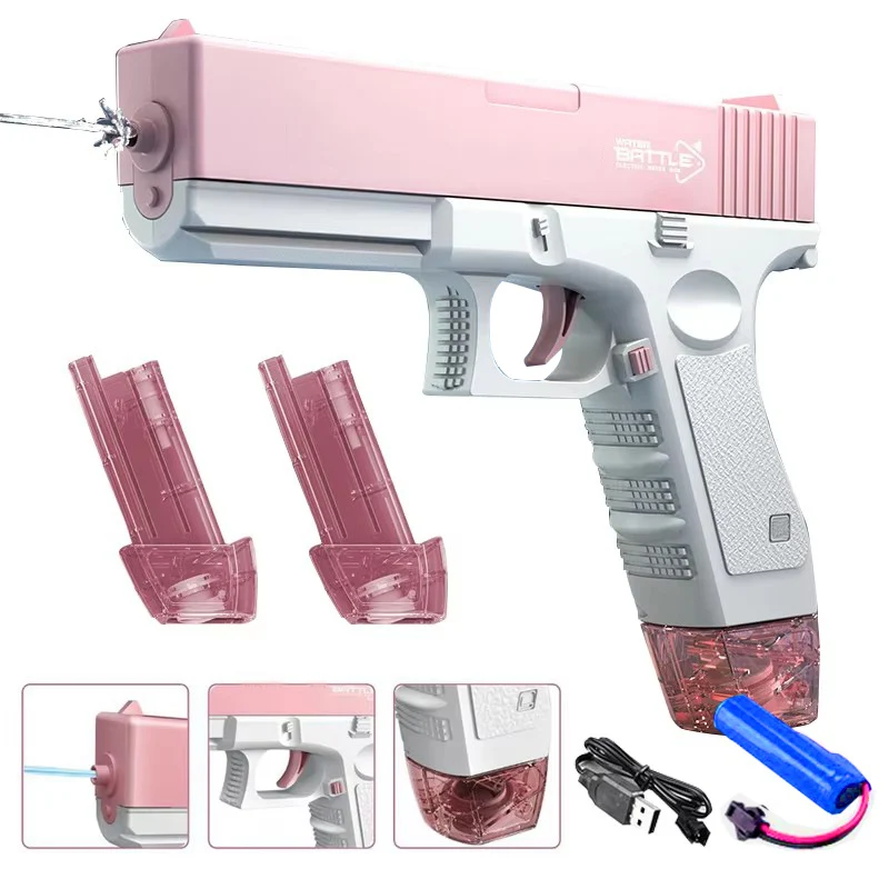 Elektrisch Waterpistool Speelgoed Draagbare Automatische Elektrische Burst Waterpistool Kids Outdoor Water Speelgoed - afbeelding 1