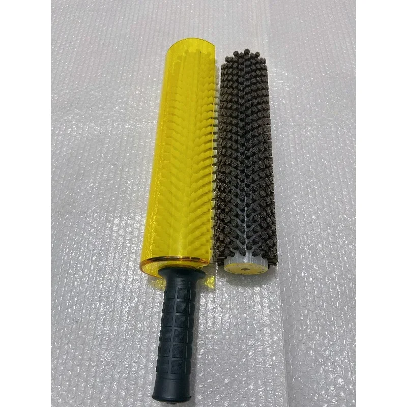 Electric Ski Waxing Roller Brush, Polishing Brush Nylon Horsehair Copper Wire Brush, 300mm For Ski Maintenance