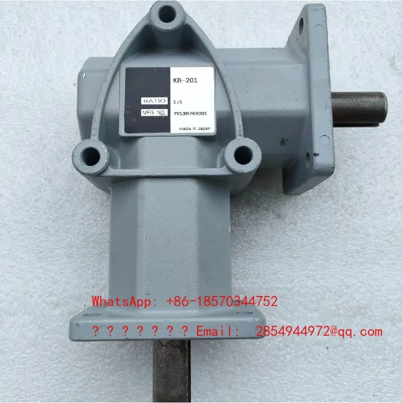Used Fine Gearbox KB-201 KB201 Steering Gear, Right Angle Change 1:1