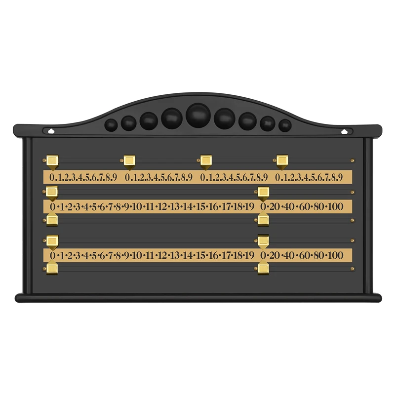 

Billiards Scoreboard Snooker Score Recorder Billiard Club Game Recording Board Calculation Number Billiards Accessories