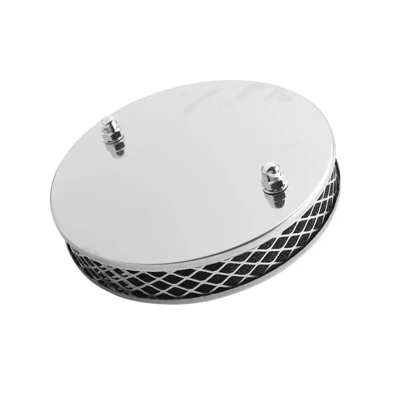

Reliable-Car Chrome Pancake High Air Flow Air Filter For All 1½ Inch SU HS4 Carburettors 14X3cm