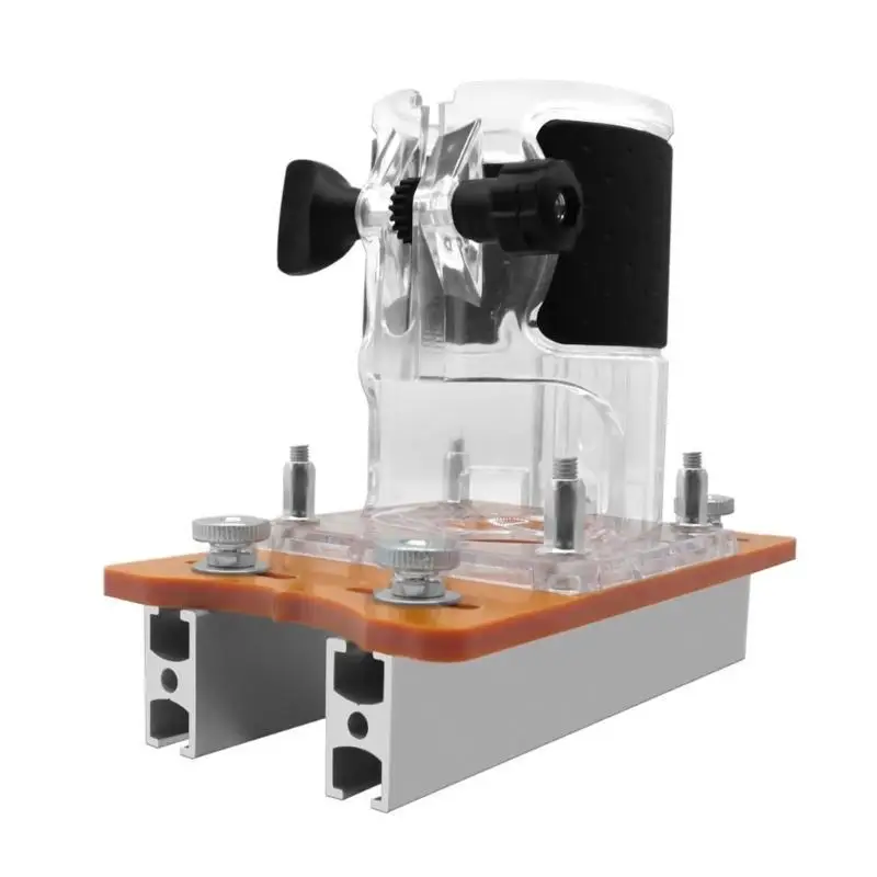 Woodworking Trimmer Router Transparent Plastic Base Power Tool Protective Shield Woodworking Router Table Accessories
