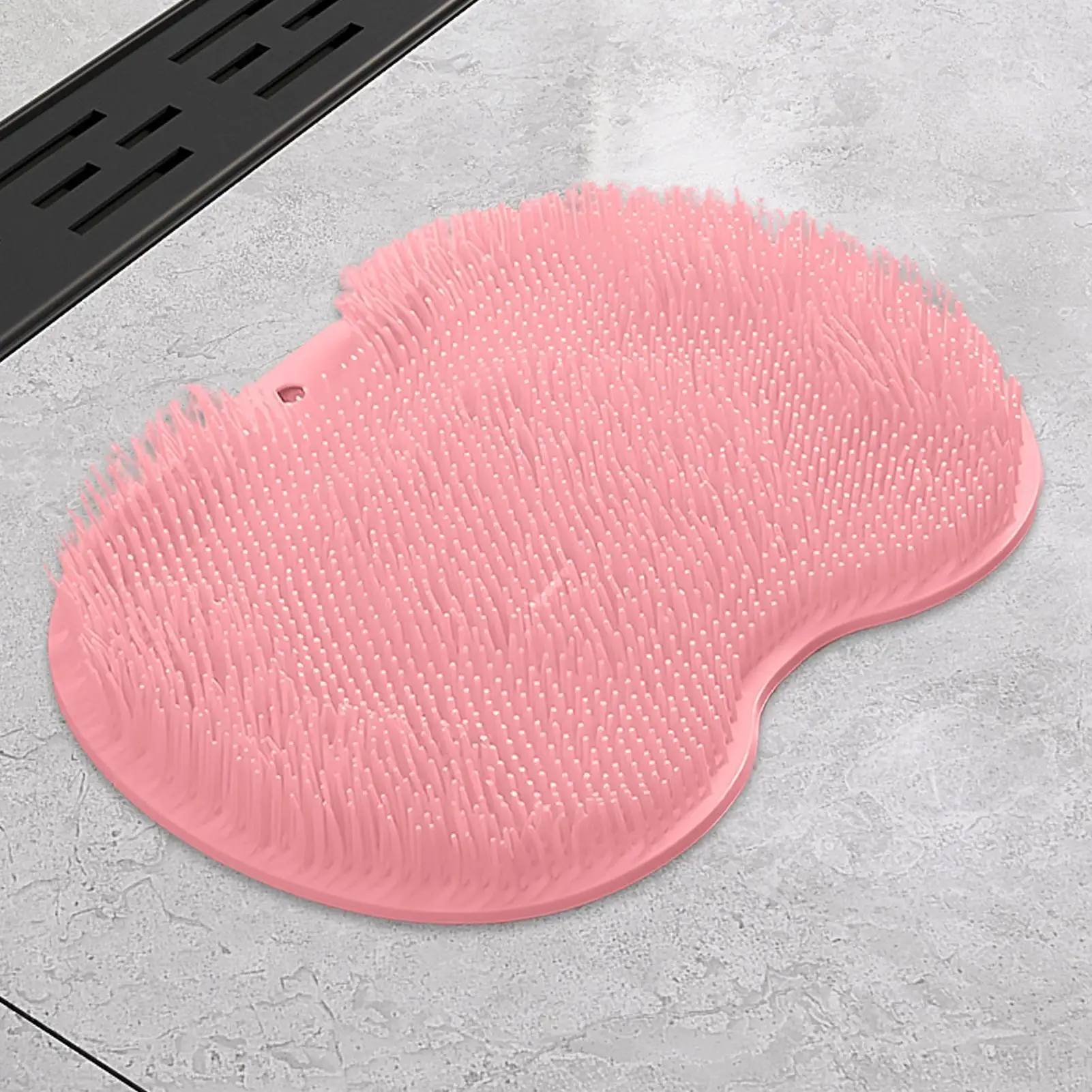 Silicone Bath Massage Brush Exfoliating Shower Scraper NonSlip Suction Cup Bath Mat Cleaning Bathroom Unique Tool