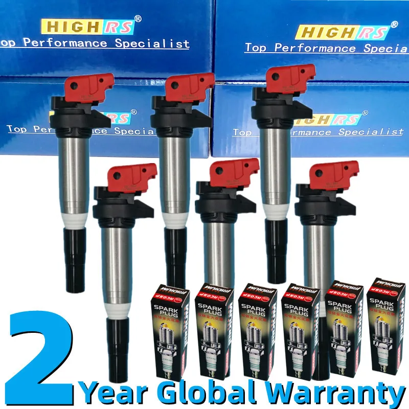 Fit BMW ignition coil N18 N20 N52 N54 N55 N62 M2 M3 M4 X1 X3 E82 E83 E84 E88 E89 E90 E92 E93 F30 F31 F32 F33 F10 F15 F16