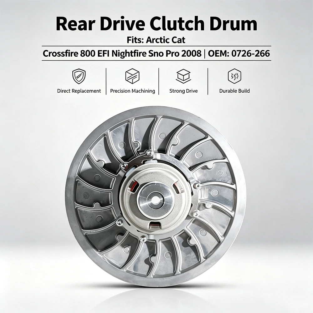 Rear Primary Drive Clutch drum For Arctic Cat Crossfire 800 1000 EFI Nightfire Sno Pro International OEM:0726-266  snowmobile