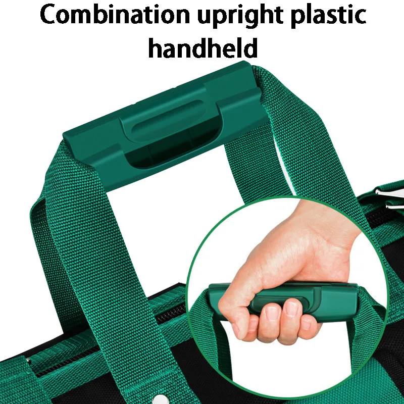 Large Capacity Tool Organizer Bag Multifunctional Electrician Tools Kit Portable Tool Storage Bags Woodworking Shoulder Bag