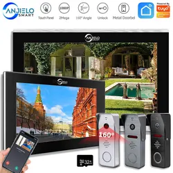 Tuya Smart-Video Intercom System, Home Metal Doorbell, Apartamento Intercomunicador, 1080P, Wi-Fi, Segurança Privada Casa, Proteção