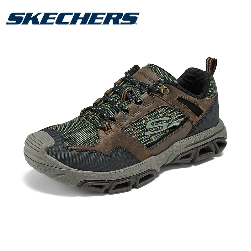 

Skechers Men Outdoor Sports Non-slip Wear Resistant 2024 New Men's Lace Up Hiking Climbing Trekking Sneakers zapatillas hombre