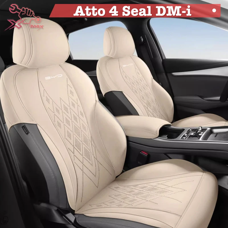 

For BYD Atto 4 Seal DM-i 2025 Left-Drive Car Seat Cover Custom Fit Seat Cover All Season Full Surrounded Seat Cushions