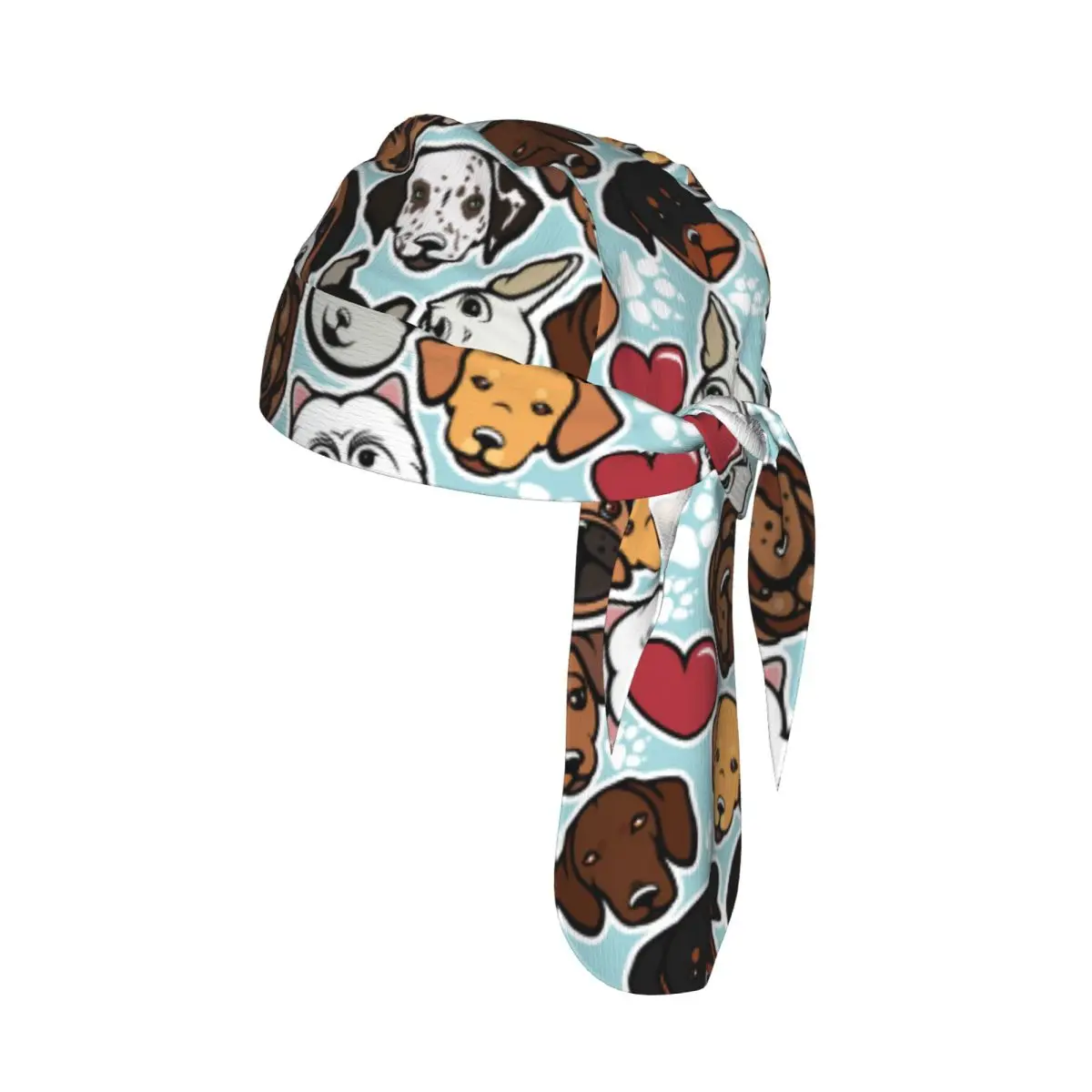

Quick-drying Beanie Pirate Hat Dog Head Pattern Sport Cycling Cap Hiking Camping Head Scarf Bandana Hat
