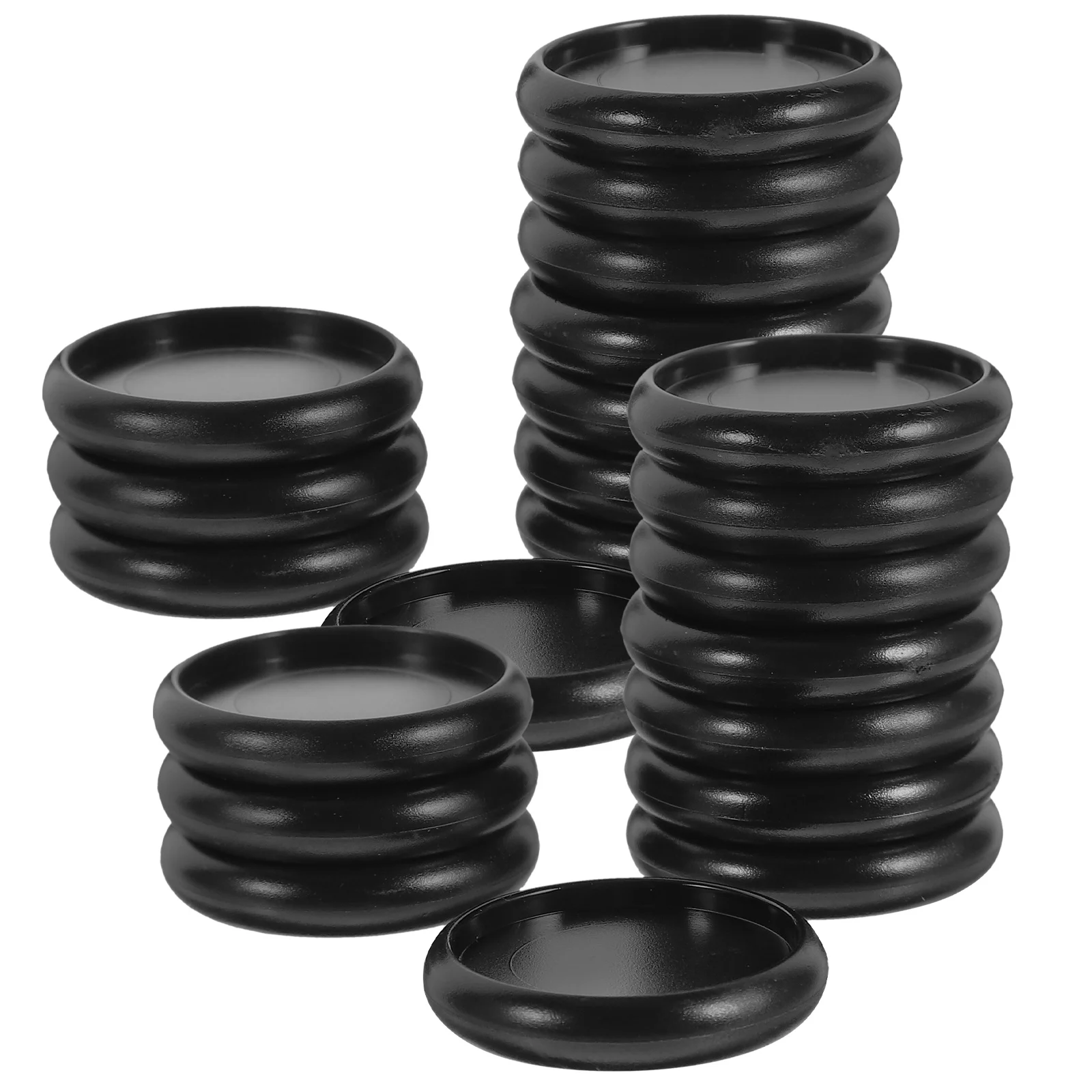 44Pcs Round Binding Buckles Premium ABS Discbound Expansion Discs Smooth Safe for Home Office School Use Plastic Binder Rings