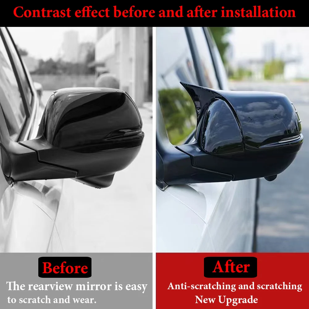 

Car-styling Rearview Mirror Protector Reversing Mirror Cover Modification Decoration Accessories For Honda CRV 2017-2021