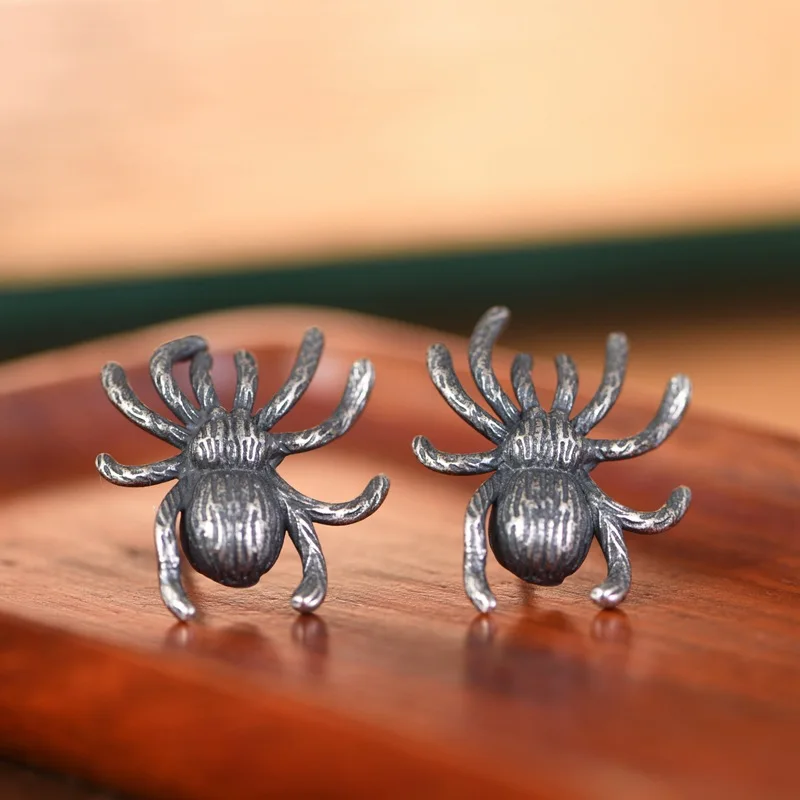 

Personality Extra Large Spider Stud Earrings Unisex Punk Style Spider Earrings Party Jewelry Accessories Gifts