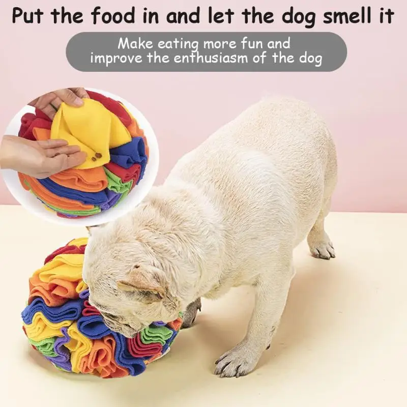 Interactive Dog Toys Snuffle Ball Snuffle Ball Dog Puzzle Toys Treat Ball For Large For Dogs Encourage Natural Foraging Skills,