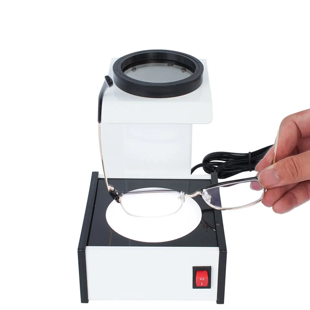 220V/110V Optical Polariscope Lens Stress Tester Machine CP-12 Glasses Polarization Stress Meter LED light source design
