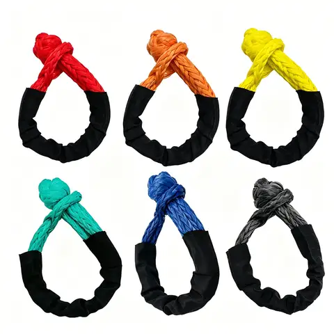 Soft Shackle, 1/2" X 21 Inch Soft Shackle Recovery 56, 0.0 g Breaking Strength with Extra Sleeves for Sailing SUV Off Road Towin
