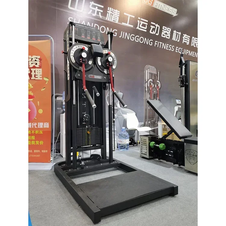 Gym Fitness Equipment Shoulder Exercise Pin Loaded Lateral Raise Multi Flight Functional Standing Multi Flight Machine