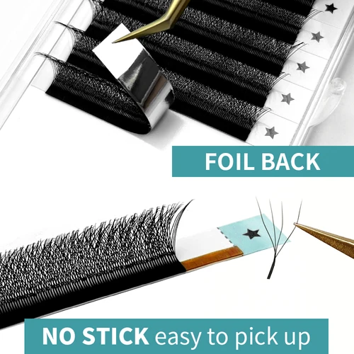 Imagen 2 del producto LAKANAKU M curl W Extensiones de pestañas Extensiones de pestañas premium Volumen Cilios W YY Lashes