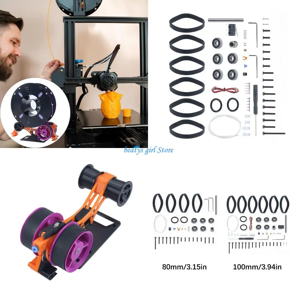 

C7AB For Filamentalist Full Passive Filament Driven Rewinder 3D Printer Part