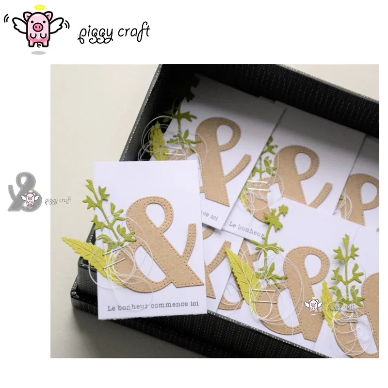 

Металлические вырубные формы Piggy Craft для скрапбукинга, вырезания букв, декоративных элементов, трафареты для бумаги, ножи, лезвия, пробойники